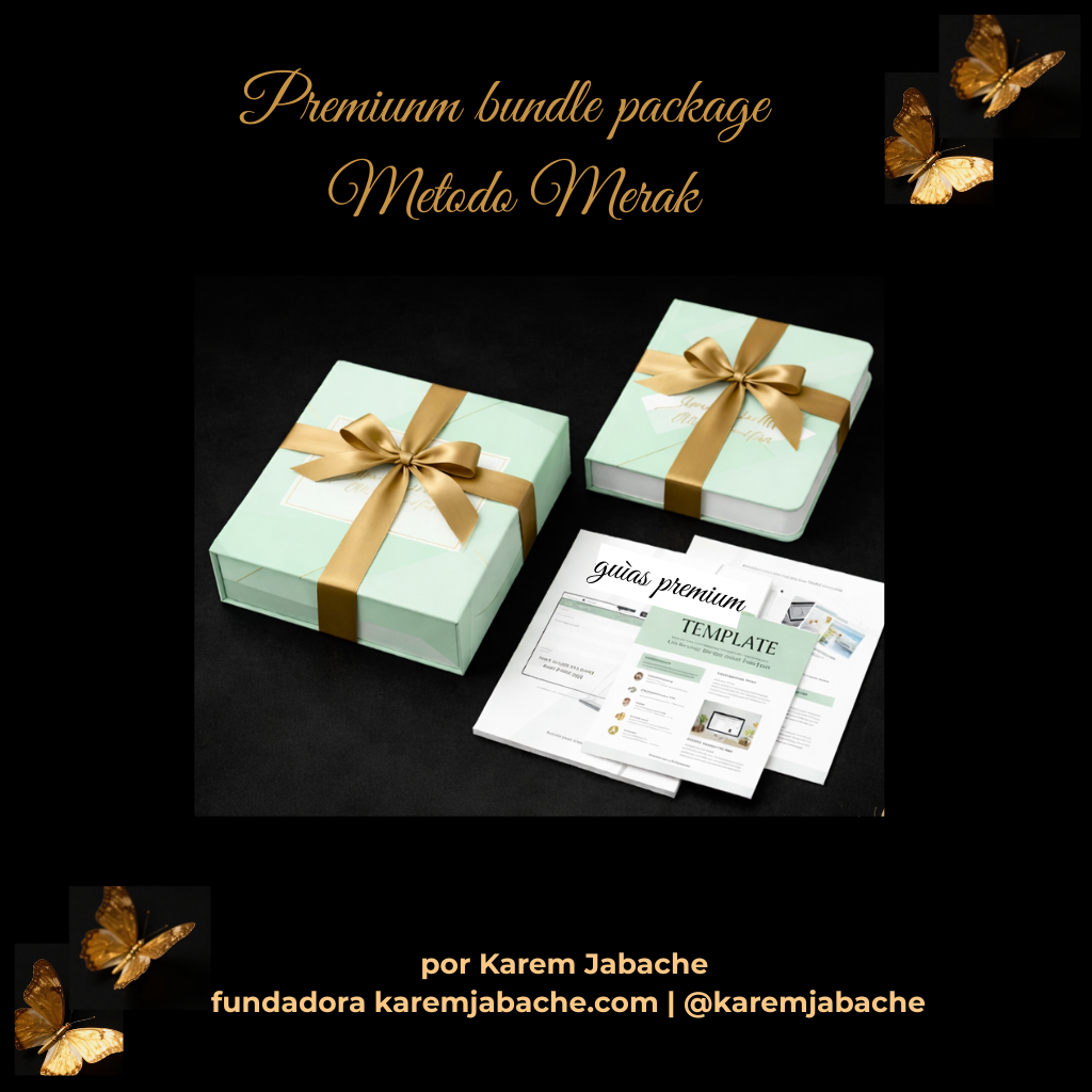 Método MERAK Bundle — Todo lo que necesitas para construir tu tienda online y empezar a vender: sin programar, sin equipo, sin excusas